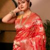 Red Banarasi Silk Saree – Zari Woven Bridal & Festive Wear