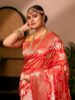 Red Banarasi Silk Saree – Zari Woven Bridal & Festive Wear