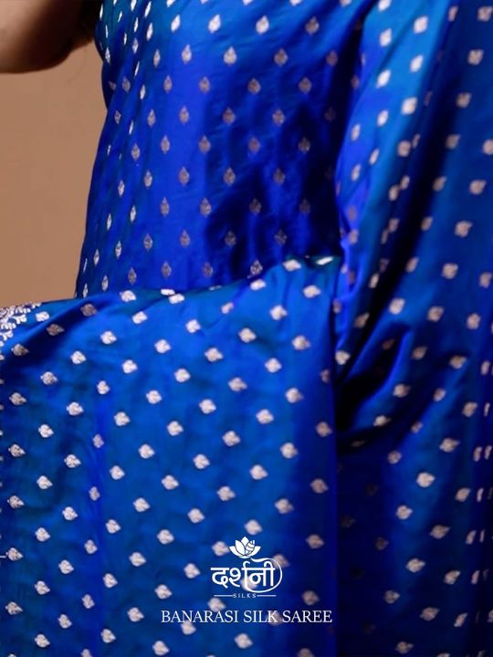 Royal Blue Banarasi Silk Saree – Traditional Zari Woven Wedding Wear