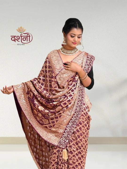 Designer Maroon Kanchipuram Silk Saree – Bridal Zari Weave